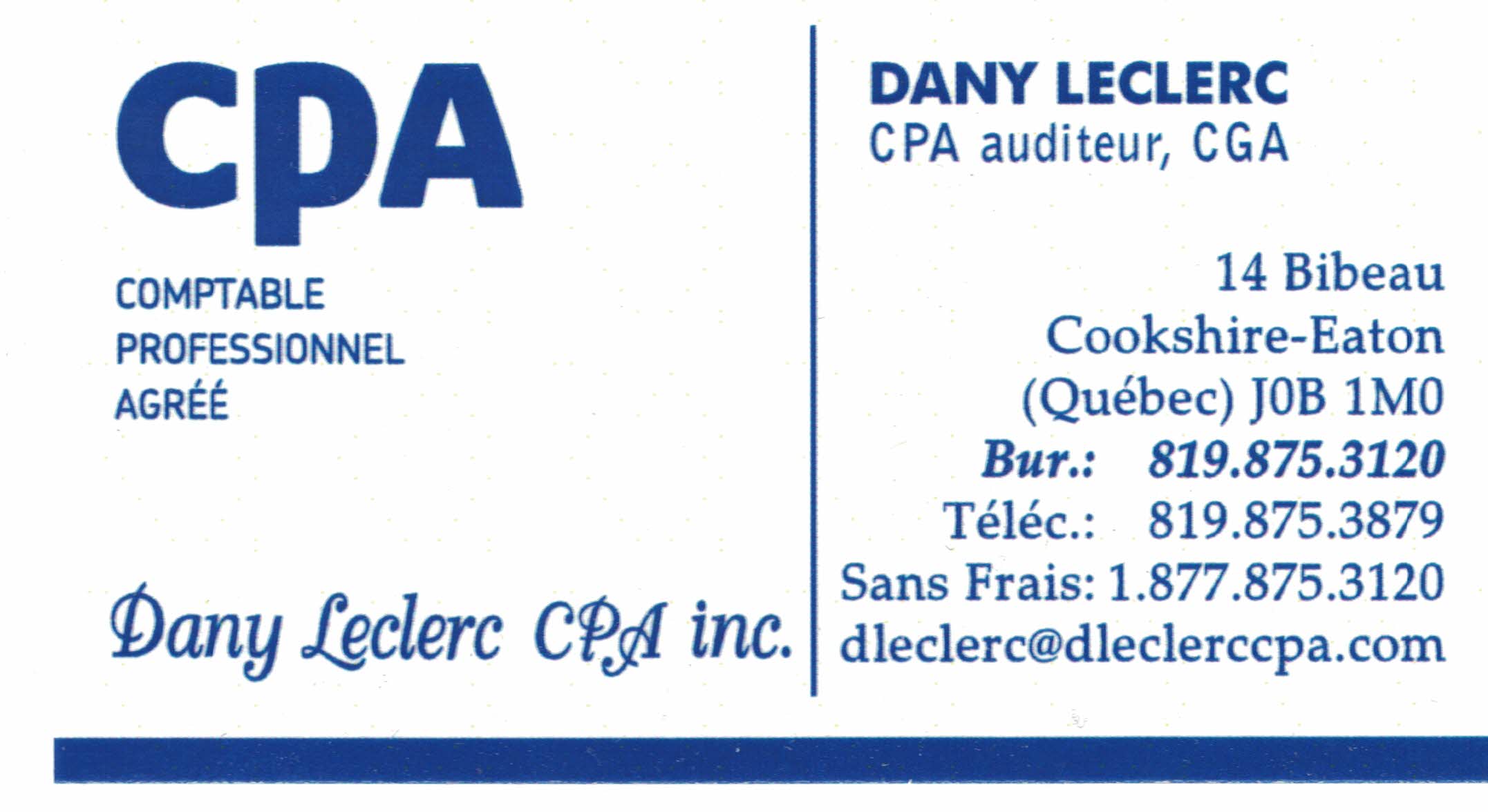 Dany Leclerc CPA Inc.